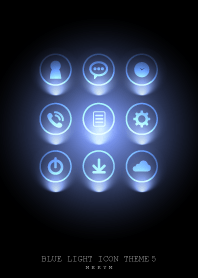 BLUE LIGHT ICON THEME 5