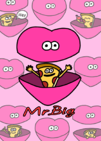 Mr.Big heart and pizza