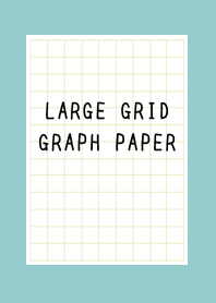 LARGE YEL GR GRID GRAPH PAPER-DUSTY MINT