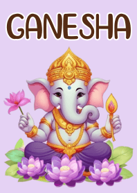 Ganesha : Wealthy and Success (Purple)