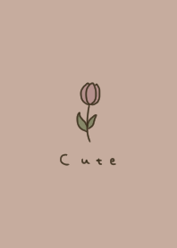 Adult fashionable tulips.