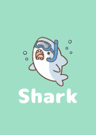 Fluffy Shark Summer Green 05