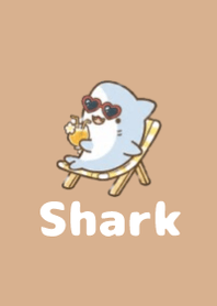 Fluffy Shark Summer 2 Beige 02
