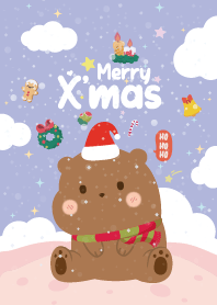 Merry Christmas Kawaii Snow