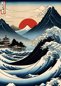 浮世絵の風景-昼 25