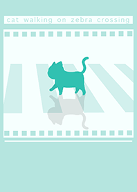 cat zebra crossing J-light indigo (Gr8)