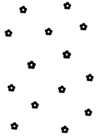 お花柄_monotone