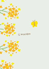 Spring Flowers Butterfly left26 Japan