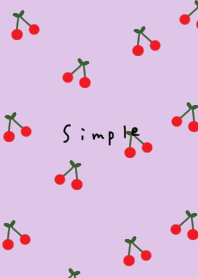 Purple and cherry pattern.