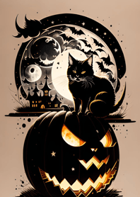 cat halloween C65620