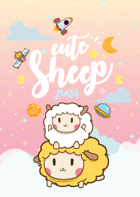 Cute Sheep Galaxy Pink Pastel