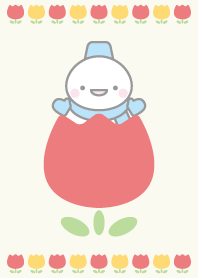 Tulip: Blue snowman theme 8