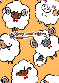 Sheep and ribbon2