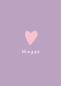 Purple and pink hearts.