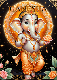 Orange Ganesha Rich & Rich Theme