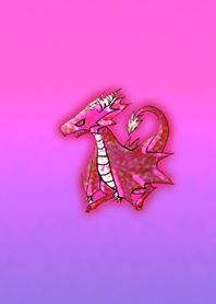 クリスタルピンクレッドドラゴン