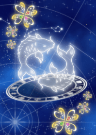 Pisces Star Chart Four Leaves