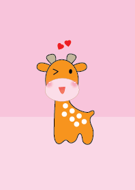 Simple cute giraffe theme v.3