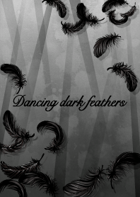 Dancing black feathers