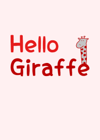 Hello Giraffe red 7