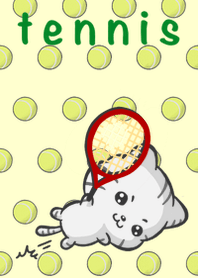 student of kitten (tennis version)