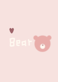 BEAR- PINK - BROWN
