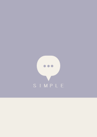 SIMPLE(beige purple)V.1663b