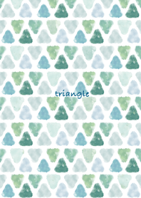 Watercolor painting/triangle