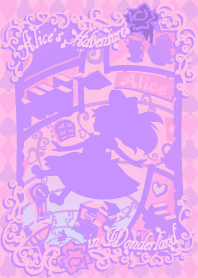 アリス・シルエット【不思議の国】PNK&PPL