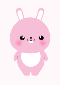 Face Pink Rabbit Theme