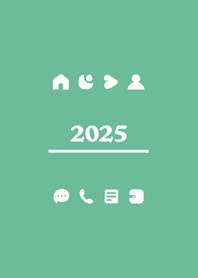 2025年極簡約(薄荷綠色)