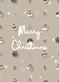 neko christmas2 / dark tan