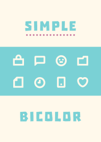 Simple BICOLOR [SmokyBlue] No.202