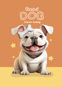Good Dog : French bulldog (Brown)