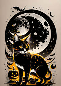 halloween cat 17F436