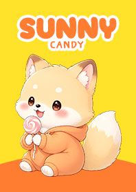 Cute Shiba Inu Hoodie Yellow