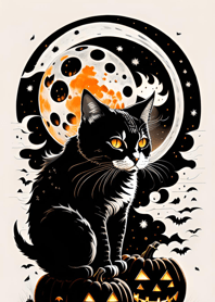 halloween cat 54CF01