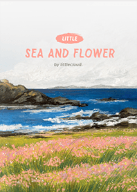 Little sea and flower