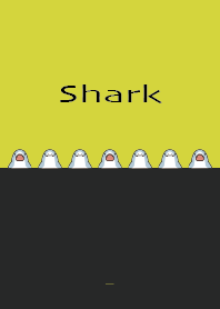 Black Yellow  : Kawaii Shark
