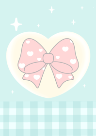 Heart tied with bow