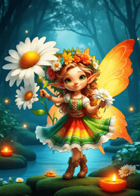 Forest Fairy of Daisies Description