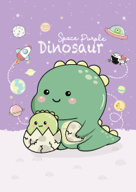 Dinosaur Space Purple
