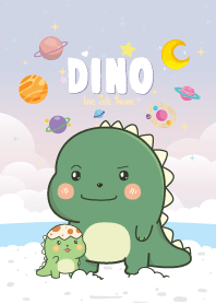 Dino Cute Galaxy Pastel