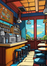 Cozy Coffee shop 12CEC7