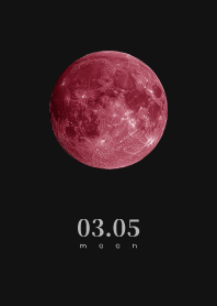 Moon - March 5th - Black