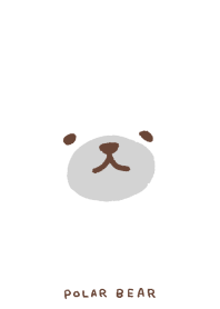 しろくま顔