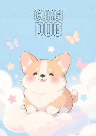 Pretty Corgi Dog In Sky Theme  (JP)