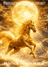 Flying Golden Horse Financial Luck 52
