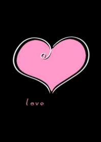 love heart (black)