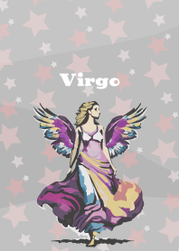 virgo constellation on white